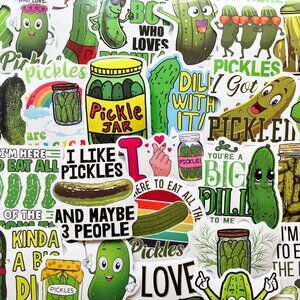 50 Pickle Lovers Sticker Pack